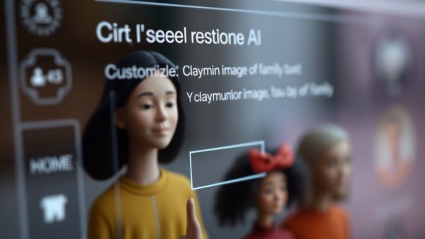 Advanced digital interface for personalized AI experience with Google data.