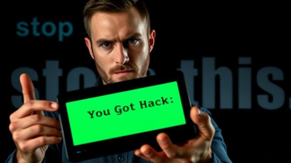 AI Cybersecurity Opportunities 2026 alert on tablet, emphasizing digital security caution.