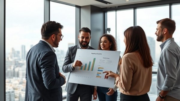 Improving workforce planning with productivity benchmarks in a business meeting.