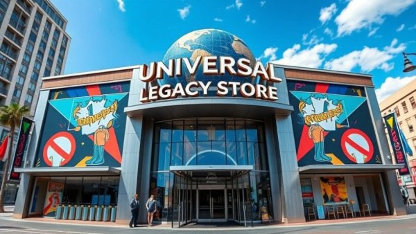 Universal Legacy Store reopening at CityWalk Orlando, storefront view.