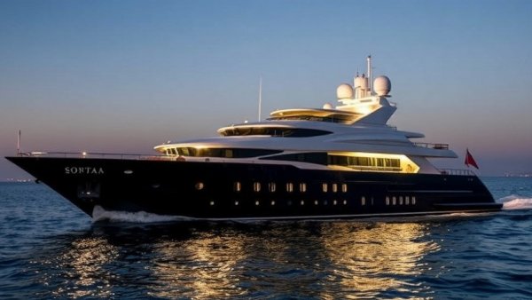 Luxury yacht linked to Russian oligarch passes through Strait of Hormuz