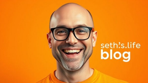Benefits of Single-Tasking: Happy man against orange background with text.