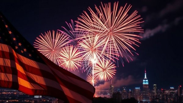 Fourth of July fireworks Orlando 2026 vibrant celebration.