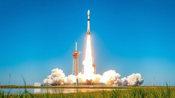 AI Now is Hiring - Rocket launch with reflection in water.