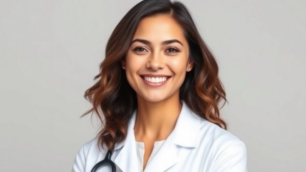 Confident woman in a lab coat, Aligning Business With Meaningful Causes.