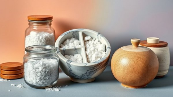 Artistic salt cellars for home cooks variety display.