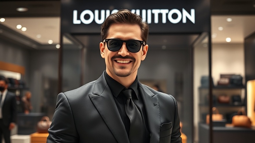 Distinguished man in black suit showcasing modern masculinity amid Orlando fashion trends.
