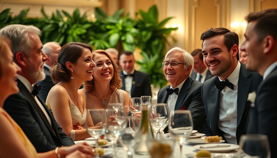 Wedding Rehearsal Dinner Etiquette: Guests laughing and dining.