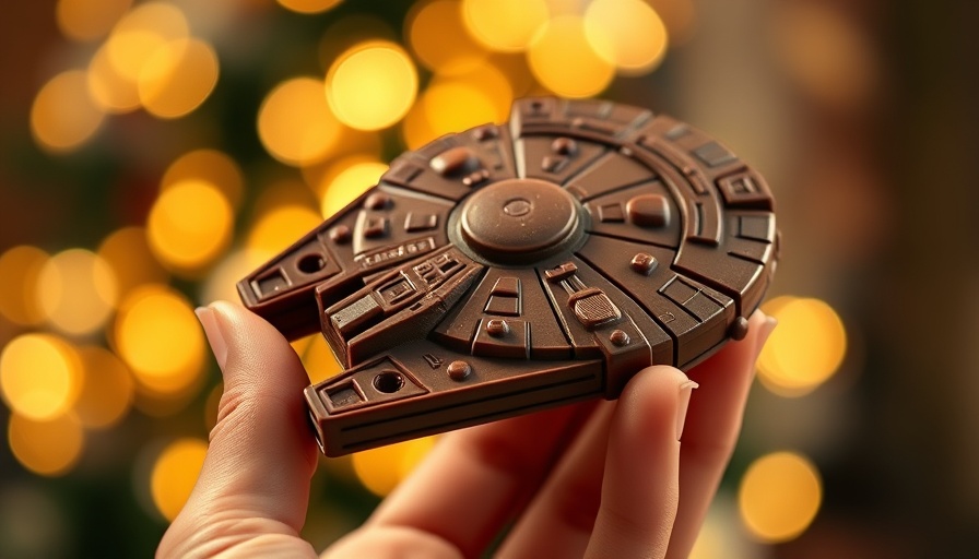 Season of the Force food guide with Millennium Falcon treat.