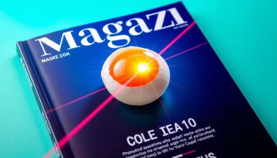 Bon Appétit Innovation Issue cover with futuristic egg and laser design.