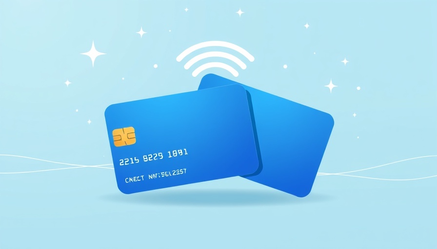 Stylized credit cards symbolizing merchant account meaning in digital payment.