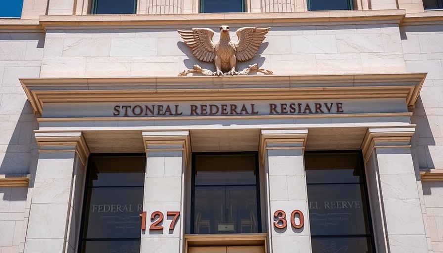 Fed Independence and Investor Expectations: Eagle sculpture on Federal Reserve building.