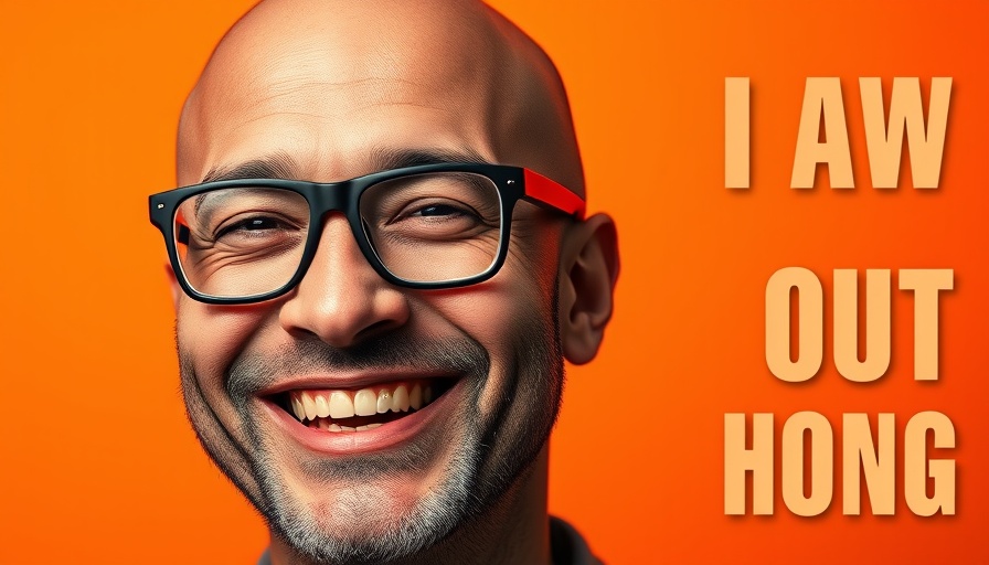 The ghost in the machine: vibrant portrait with text