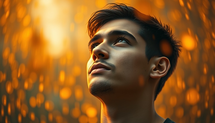 Contemplative young man under golden light, signs you’re losing yourself.