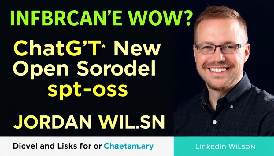 ChatGPT's New Open Source Model gpt-oss webcast announcement with Jordan Wilson
