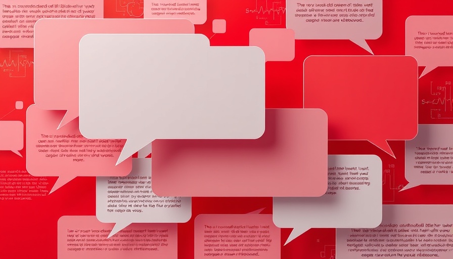 Speech bubbles with obscured text symbolizing AI automation for entrepreneurs.
