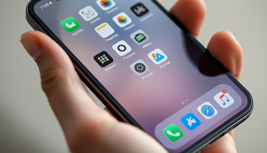iOS 26 new features showcase on smartphone screen.