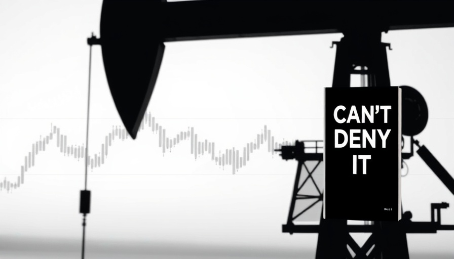 Book cover of ‘Can’t Deny It’ by Doug Terreson with oil rig and graph.