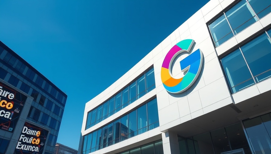 Modern tech building with colorful logo in daylight, latest AI news 2025