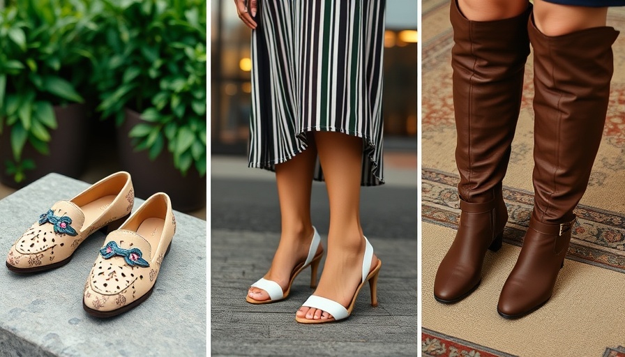 Versatile shoes for office and dinner: loafers, sandals, boots.