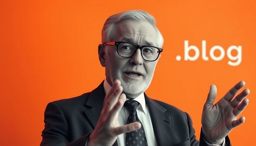 Distinguished man discussing concept of business choices and self-perception.