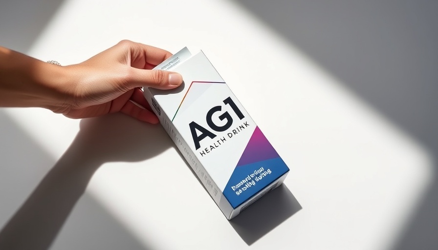 AG1 health drink review image depicting packaging and bottle.