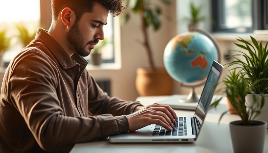 Person exploring the worth of premium domain names on a laptop.