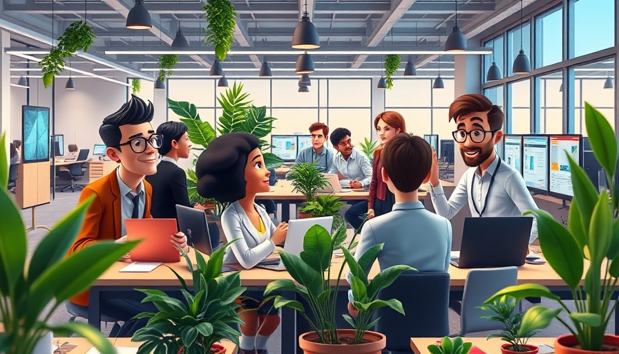 Modern office workspace illustrating the psychology of space through collaboration.