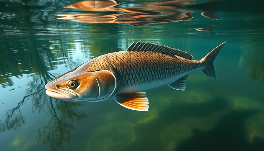 Serene fish swimming in calm water at family-friendly outdoor spots in Orlando.