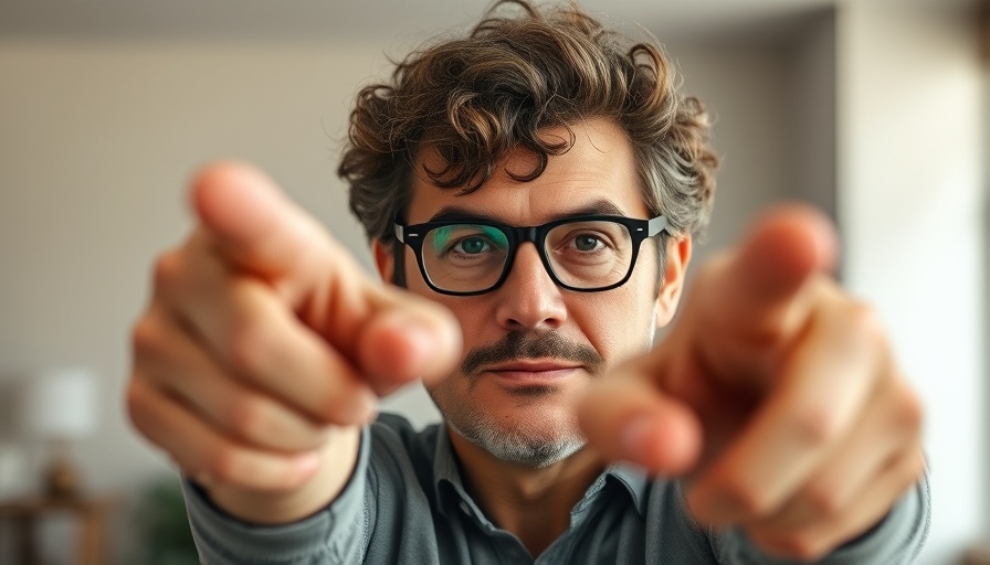 Duolingo CEO Success Tips for New Hires: man with glasses pointing.