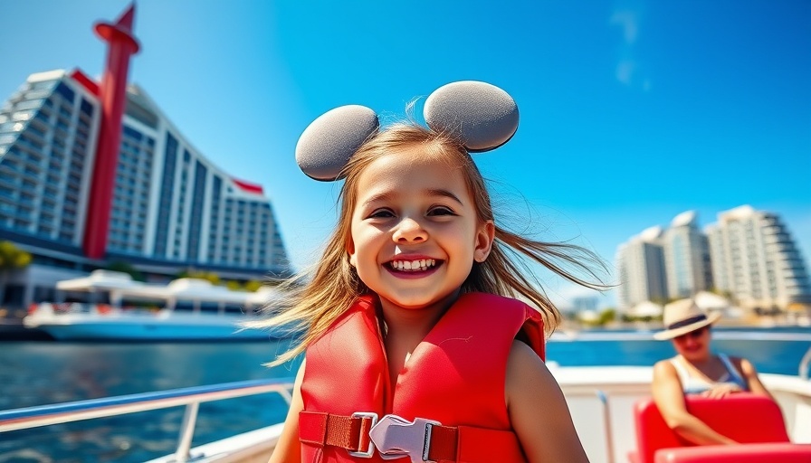 Young girl enjoying unique activities on the water in Orlando.
