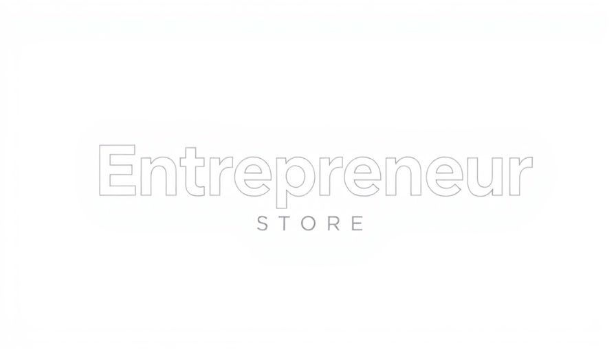 Entrepreneur STORE logo black and white typography design.