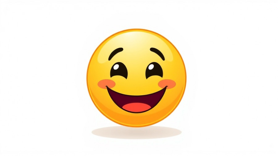 Happy emoji symbolizing positivity.