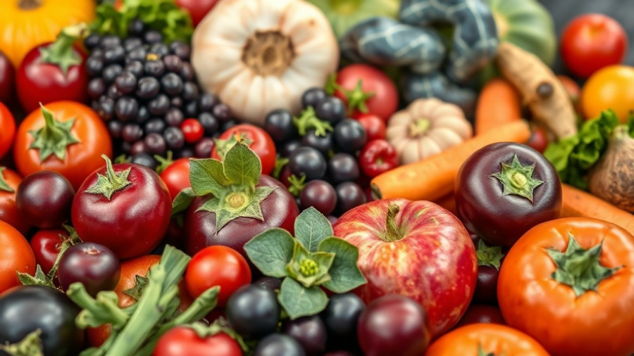 Fruits and vegetables rich in anthocyanins for cholesterol health during menopause.