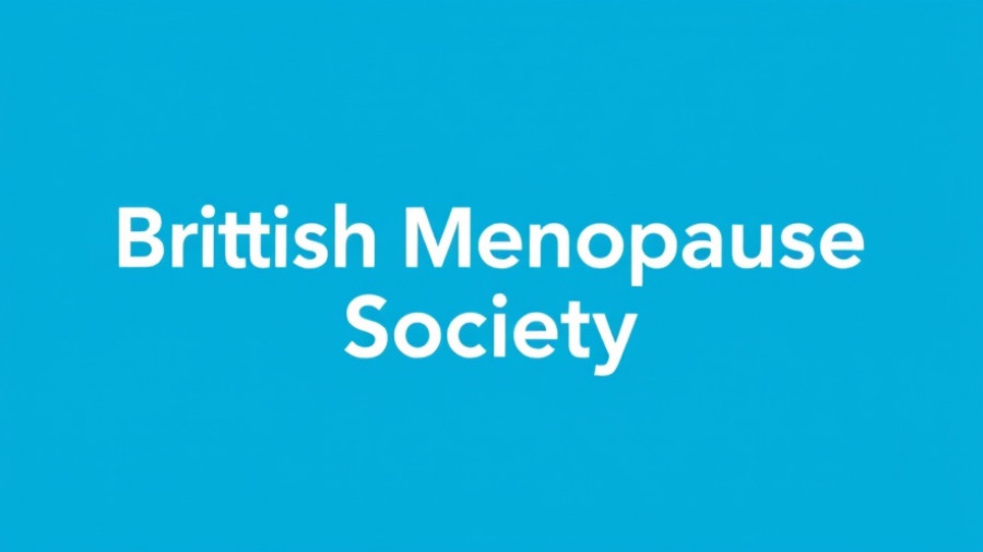 British Menopause Society logo with white text on blue.