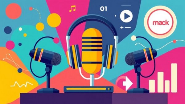 Modern podcast graphic with mic and charts discussing health insurance premium costs.