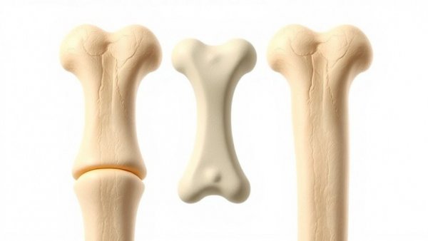 Illustration showing bone density variations highlighting bone health.