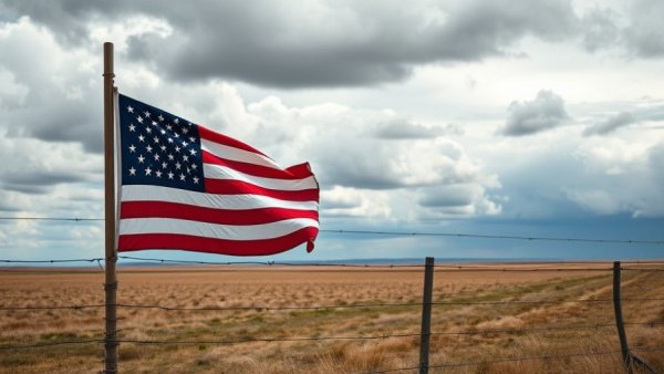 Worn American flag on barbed wire fence, symbolizing challenges in tribal healthcare subsidies.