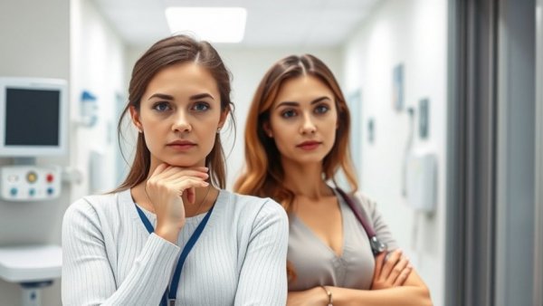 Two women in clinic highlighting urgent care clinics abortion access rural areas.