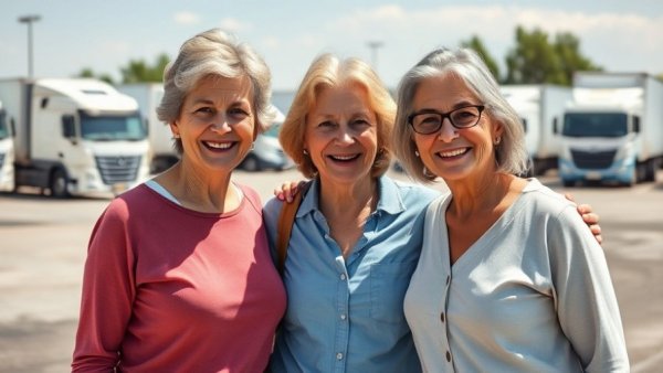 Smiling middle-aged women outdoors, Food Stamp Work Requirements