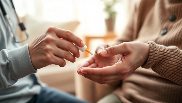 Support for older Americans: caregiver assisting with medication.