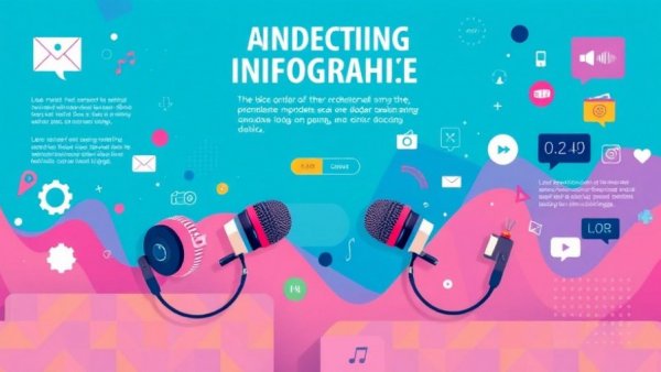 Vibrant infographic design with multimedia icons related to infant formula safety