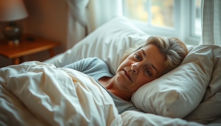 Middle-aged woman experiencing a hidden depression crisis in early menopause.