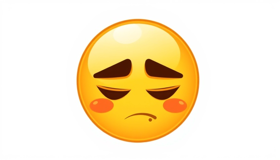 Menopause mood fix emoji illustration with subtle smile.