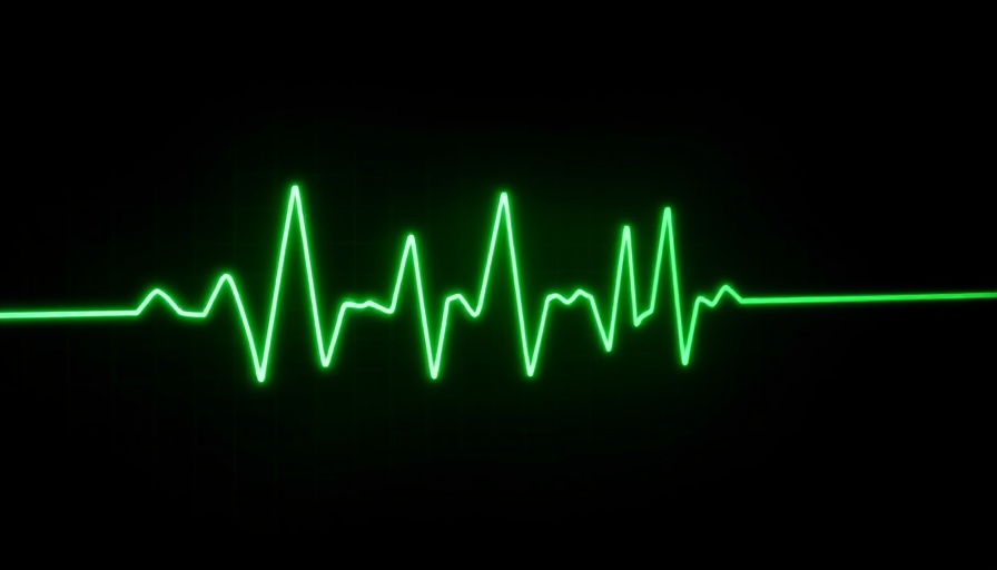 Glowing ECG line symbolizing heart health, hormone therapy focus.