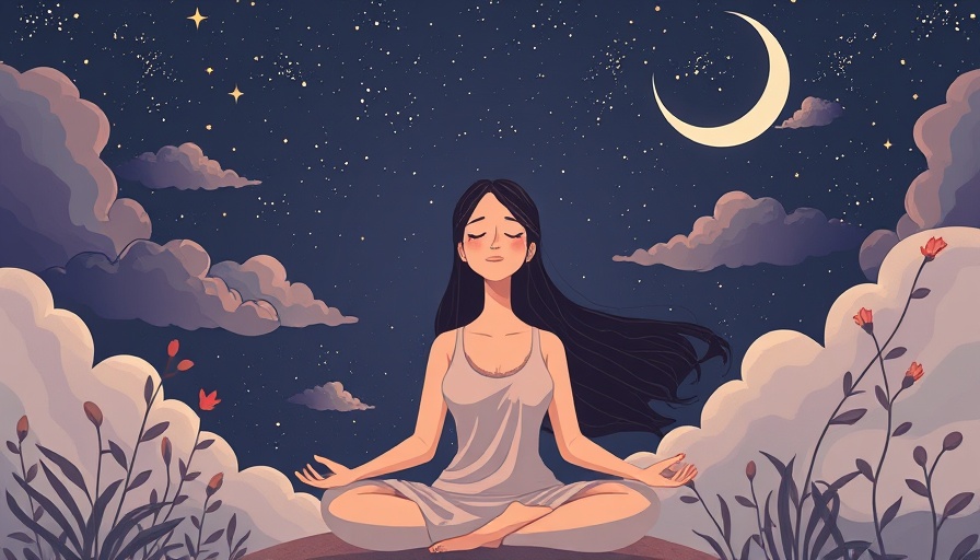 Abstract image of woman meditating, symbolic of menopause and dementia symptoms.