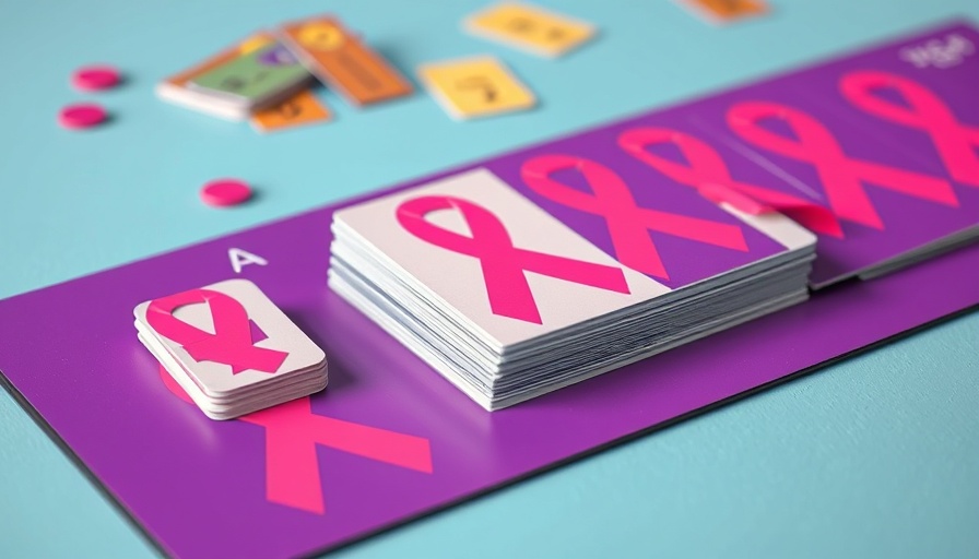 Colorful board game with menopause awareness theme and lively design.