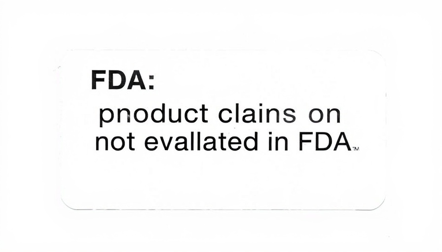 FDA disclaimer about menopause treatment options.