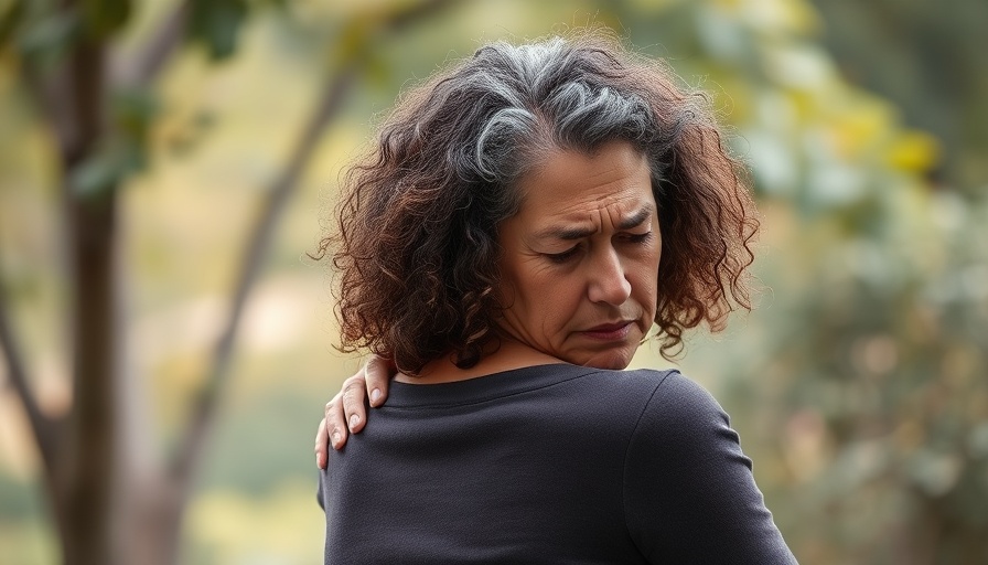 Middle-aged woman expressing discomfort, highlighting Menopause Rights at Work.