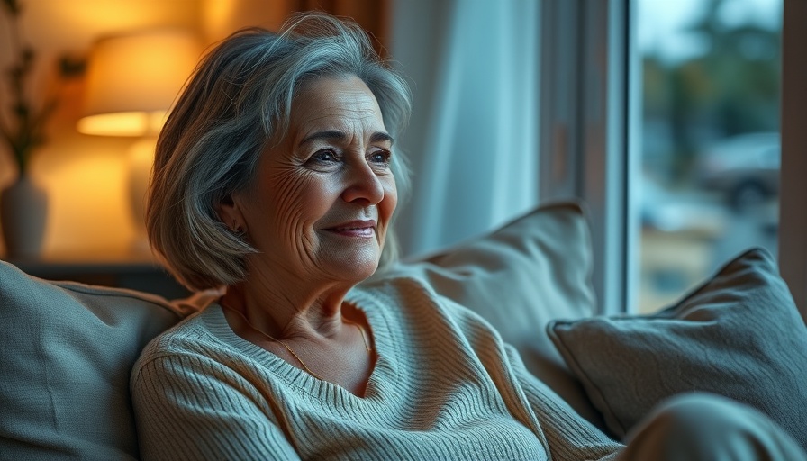 Middle-aged woman reflecting on vaginal health during menopause.